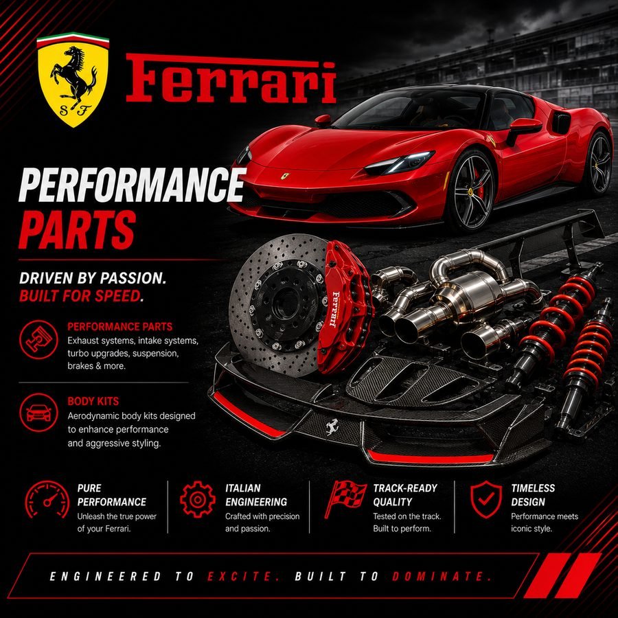 Ferrari performance parts