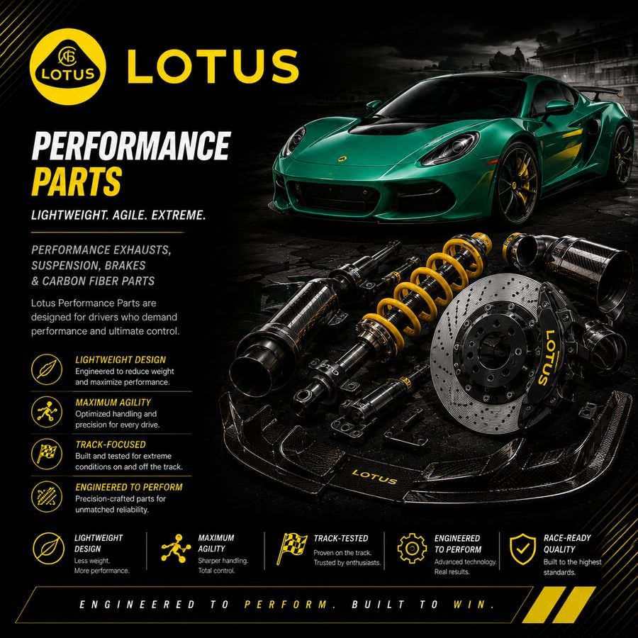 Lotus performance parts