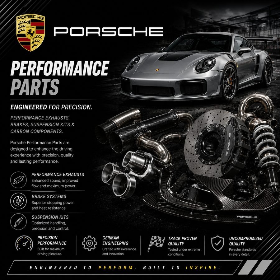 Porsche performance parts