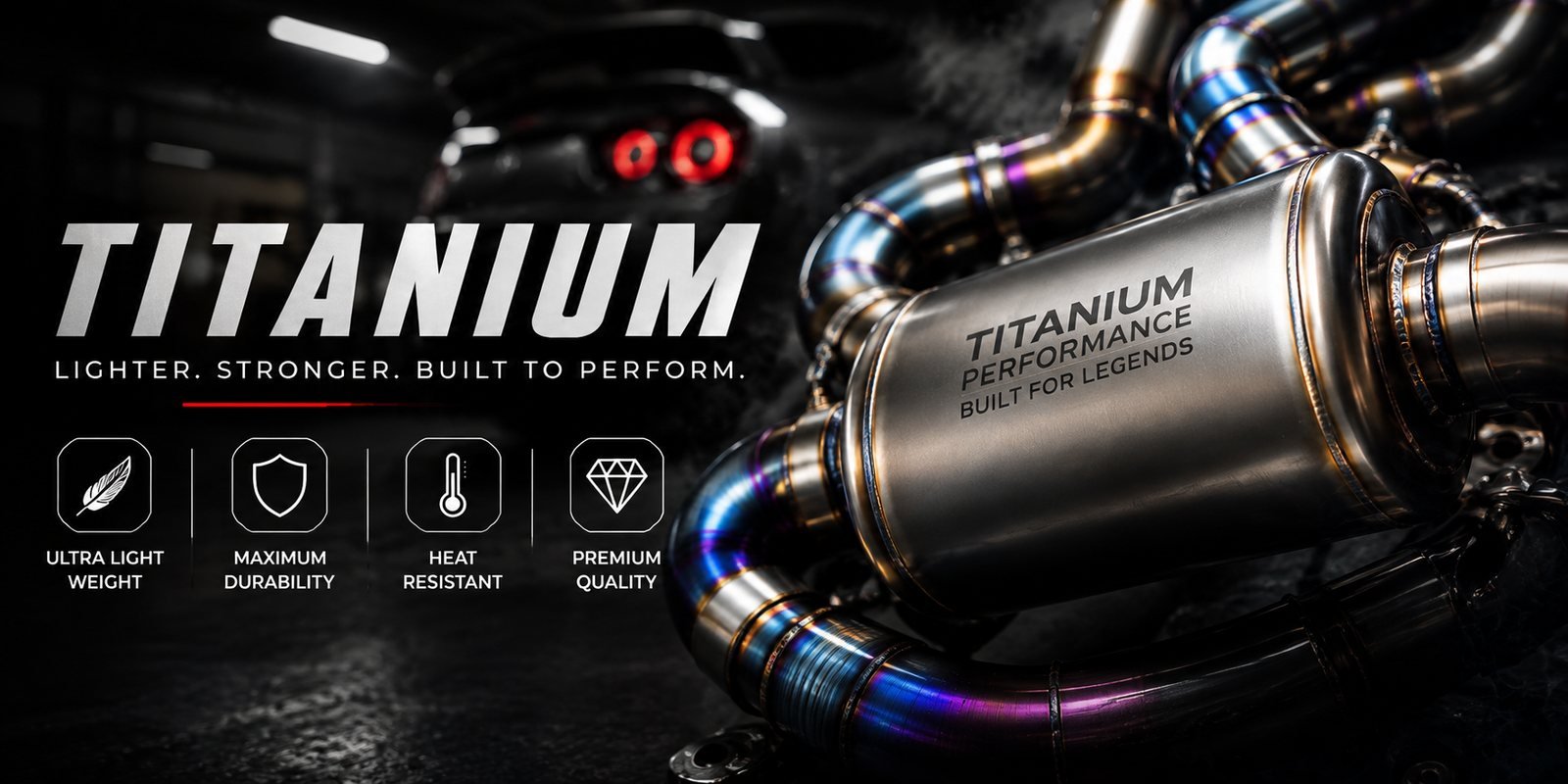 Titanium — lighter, stronger